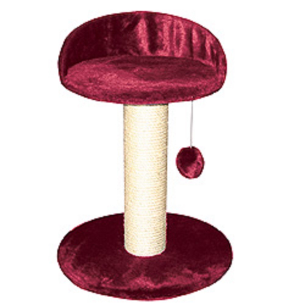 Aida kočíčí strom bordó - škrabadlo pro kočky, výška 54cm Aida kočíčí strom bordó - škrabadlo pro kočky, výška 54cm
