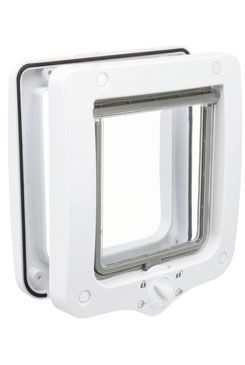 Trixie Dvířka kočka plast 4P 20x22cm bílá TR Trixie Dvířka kočka plast 4P 20x22cm bílá TR