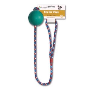 Míček plný na šňůře - hračky pro psy
