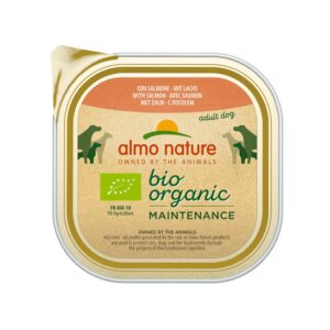 Almo Nature Bio Organic - vanička pro psy s lososem 100g