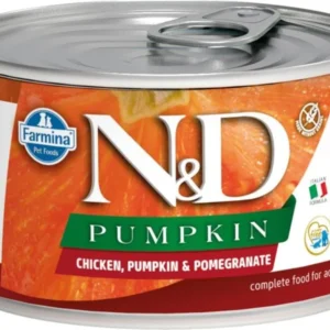 N&D PUMPKIN Dog konz. Chicken, Pumpkin & Pomegranate Mini 140 g