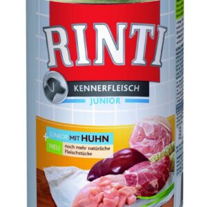 Rinti Dog Kennerfleisch konzerva Junior kuře 12x400g