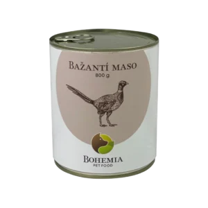 Bohemia Pet Food BOHEMIA Bažantí maso ve vlastní šťávě 800g