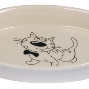 Nobby oválná keramická miska krémová 17x11x2,5cm