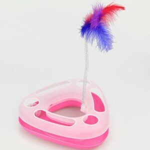 Bláznivý trojúhelník  s myší - Barva: Růžová