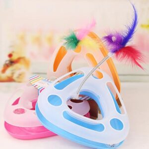 Bláznivý trojúhelník  s myší - Barva: Modrá