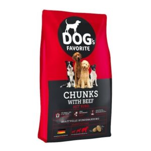 Happy Dog Dogs favorit Chunks with beef 15 kg