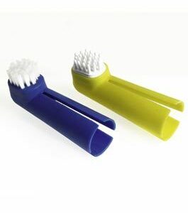 Kartáček zubní na prst pes KAR 2ks