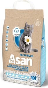 Asan Cat Fresh Blue eko-stelivo pro kočky a fretky 10l (2kg)