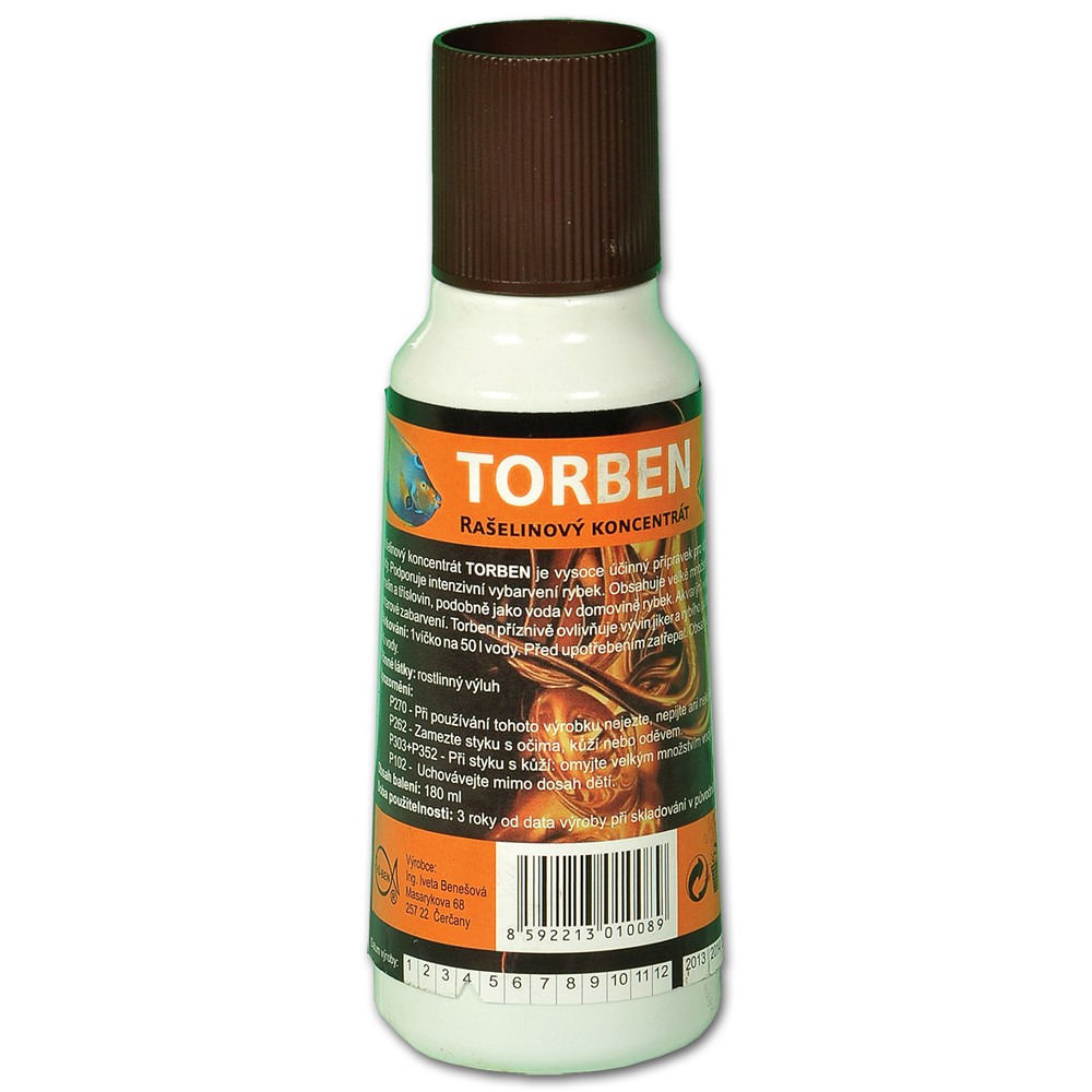 BEN Torben, koncentrát pro úpravu akvarijní vody 180ml BEN Torben, koncentrát pro úpravu akvarijní vody 180ml