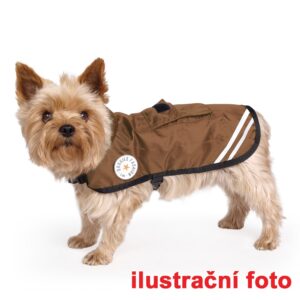 Pláštěnka pro psy POCKER MOKKA 60cm