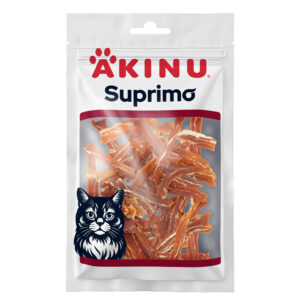 Akinu SUPRIMO Kachní plátky pro kočky mramorované 50 g
