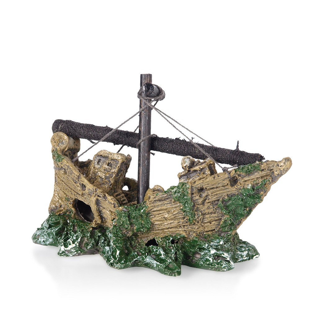 Dekorativní vrak lodi do sladkovodních akvárií. Dekorativní vrak lodi do sladkovodních akvárií.