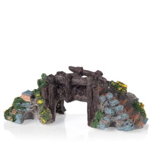 Dekorační dřevěný most do akvárií