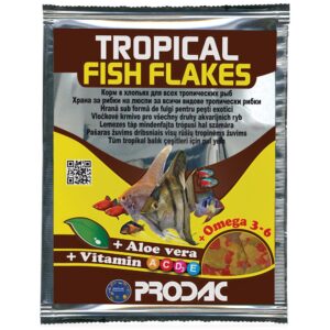 Vločkové krmivo Prodac - Tropical Fish Flakes, 12g/sáček