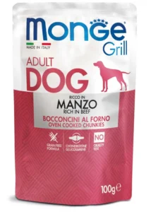 MONGE GRILL Dog Kapsička hovězí 100g/24bal