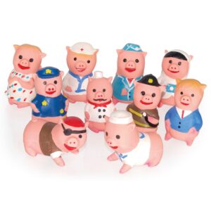 Mini Prasátka latex, 10ks 01564