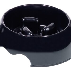 Nobby melaminová protihltací miska 400ml – černá