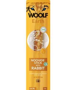 Woolf pochoutka Earth NOOHIDE XL Stick with Rabbit 85g
