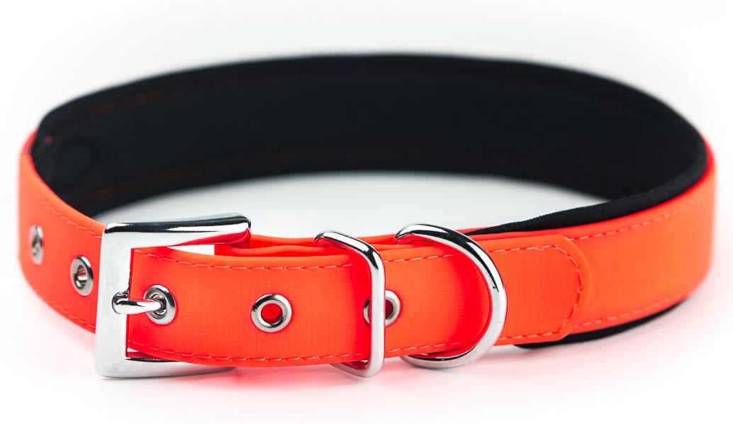 Nobby COVER obojek pvc oranžový M/L 45-55cm Nobby COVER obojek pvc oranžový M/L 45-55cm