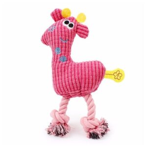 Giraffe plyšová žirafa pro psa 21 cm - Barva: Růžová