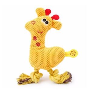 Giraffe plyšová žirafa pro psa 21 cm - Barva: Žlutá