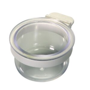 Nobby miska transparentní ptačí kulatá 4,5 x 3,5 cm