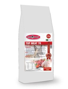 Bardog Top Meat 70 – lisované granule pro psy, 15 kg, 70 % masa