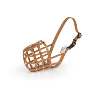 Kožený náhubek DOBRMAN, č.5