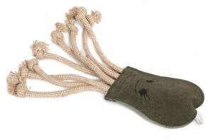 Farm Company chobotnice ze semišové kůže s jutovým lanem 40cm