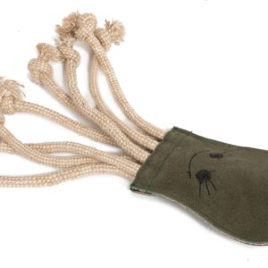 Farm Company chobotnice ze semišové kůže s jutovým lanem 40cm