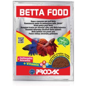 Krmivo pro rybičky Betta bojovnice Prodac Betta Food, 12g/sáček 051691