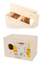 Budka hnízdící do klece pták Duo 230x140x160mm Zolux Budka hnízdící do klece pták Duo 230x140x160mm Zolux