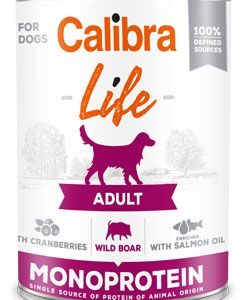 Calibra Dog Life  konz.Adult Wild boar with cran. 400g