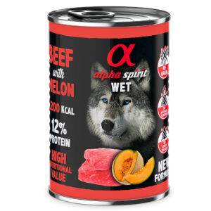 Alpha Spirit AS WET Food Beef with melon 400g