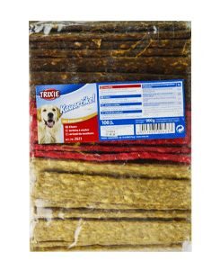 Pásek chroupací 12cm/2cm mix TR 100ks