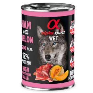 Alpha Spirit AS WET Food Ham with melon 400g