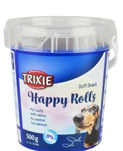 Trixie Soft Snack Happy Rolls tyčinky s losos 500g TR