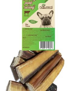 NATURECA pochoutka Hovězí penis sušený 15cm, 3ks