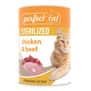 Perfect Cat Chicken & Beef (STERILIZED), 400g