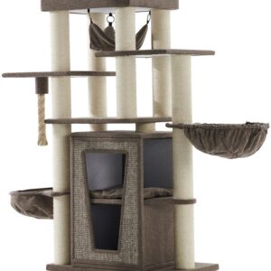 Nobby škrabadlo Hital 157 cm hnědá