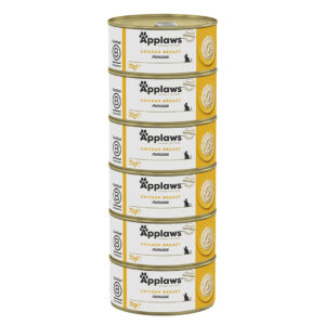 Applaws konzerva Cat Mousse Kuřecí prsa 6x 70g