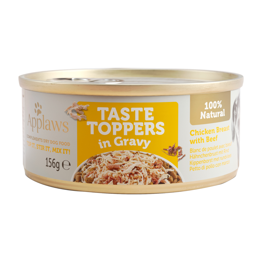 Applaws konzerva Dog Taste Toppers Gravy Kuře s hovězím 156g Applaws konzerva Dog Taste Toppers Gravy Kuře s hovězím 156g