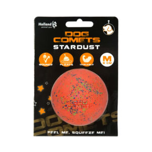 Dog Comets Stardust plovoucí míček oranžový 6cm