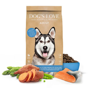 Dog's Love granule Losos Adult NEW  2kg