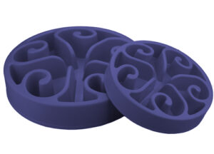 Eat Slow Live Longer zpomalovací miska Original modrá 30cm