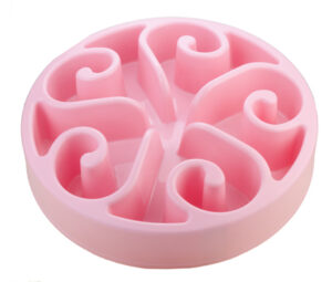 Eat Slow Live Longer zpomalovací miska Original růžová 20cm