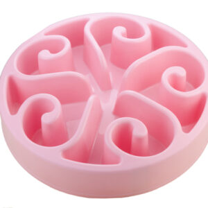 Eat Slow Live Longer zpomalovací miska Original růžová 20cm