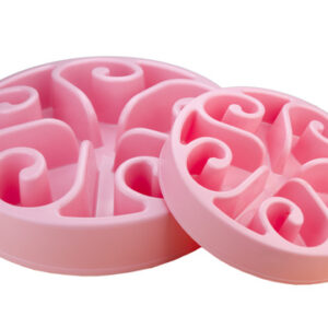 Eat Slow Live Longer zpomalovací miska Original růžová 30cm