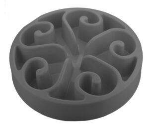 Eat Slow Live Longer zpomalovací miska Original šedá 20cm